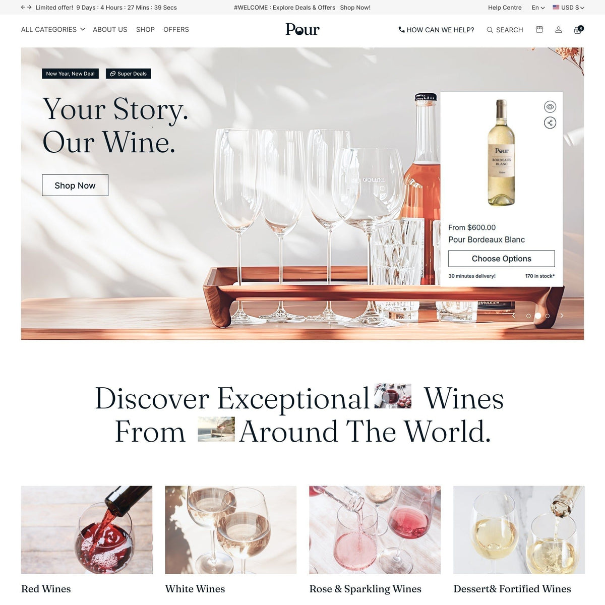 Pour